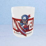 Marvel Captain America Chibi Mug – 325ml Ceramic Coffee Cup Superhero Gift