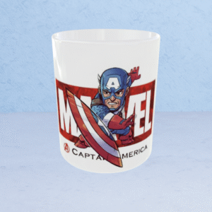 Marvel Captain America Chibi Mug – 325ml Ceramic Coffee Cup Superhero Gift