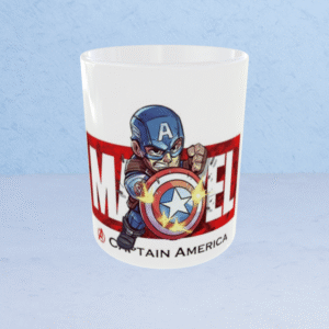 Marvel Captain America Chibi Mug – 325ml Ceramic Avengers Coffee Cup