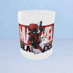 Marvel Deadpool Chibi Mug – Funny Superhero Coffee Cup with Unicorn 325ml