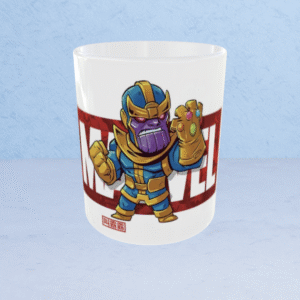 Marvel Thanos Chibi Mug – 325ml Ceramic Coffee Cup with Infinity Gauntlet