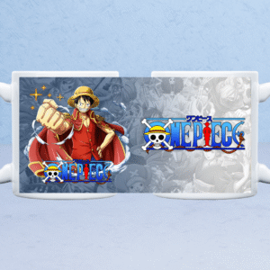 One Piece Luffy Printed Ceramic Mug 325ml – Anime Theme by First Gift