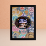 Premium Shri Radha Krishna photo frame wall decor for home temple and gifting online India